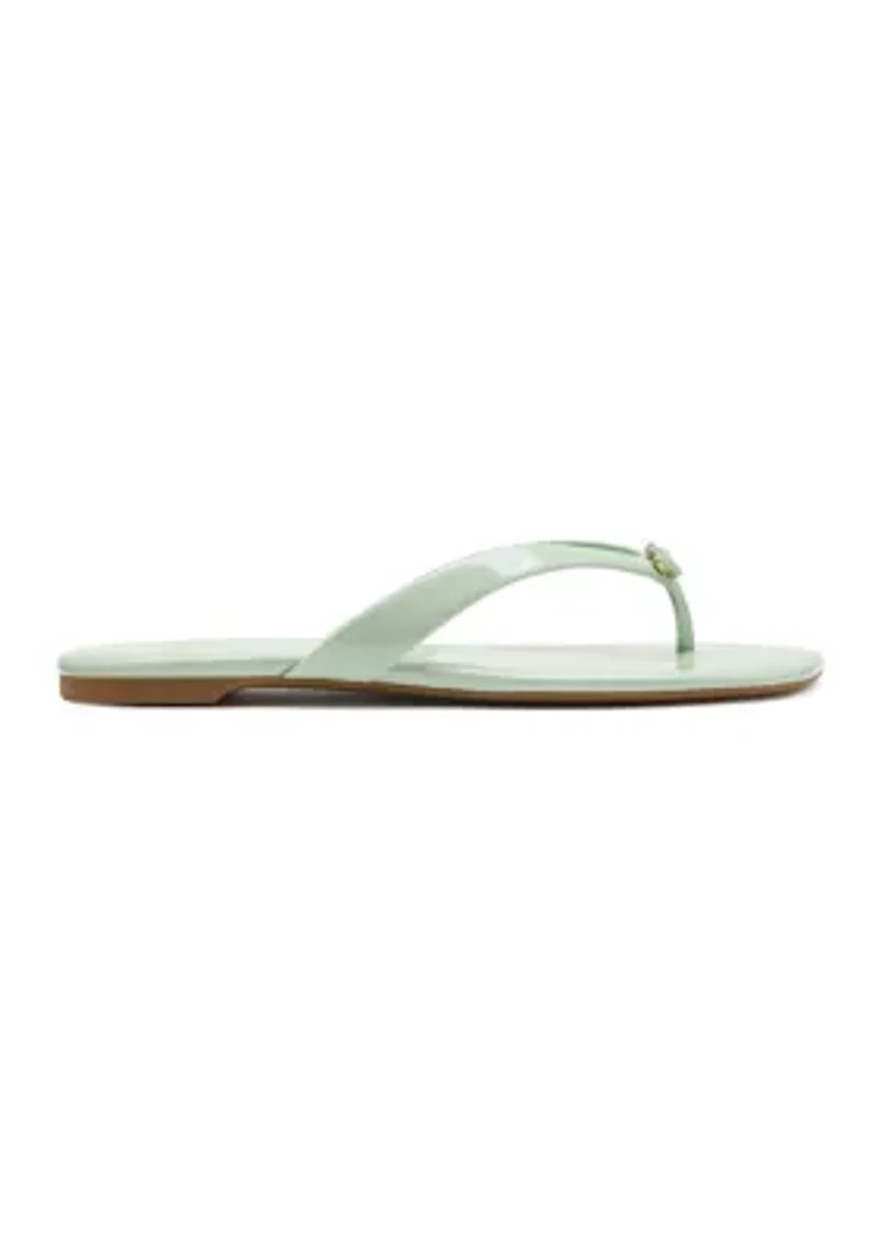 Spade Flower Flip Flop Sandals