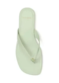 Spade Flower Flip Flop Sandals