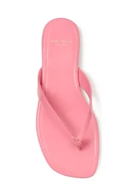 Spade Flower Flip Flop Sandals