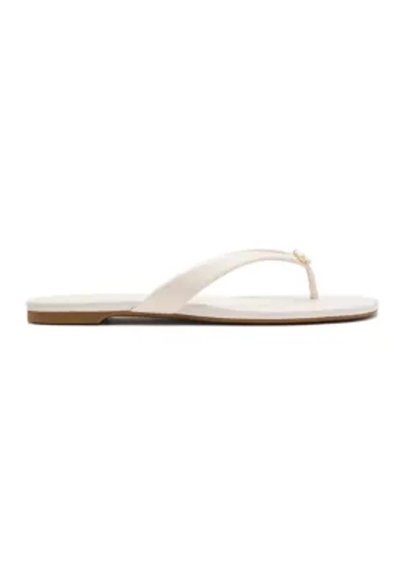 Spade Flower Flip Flop Sandals