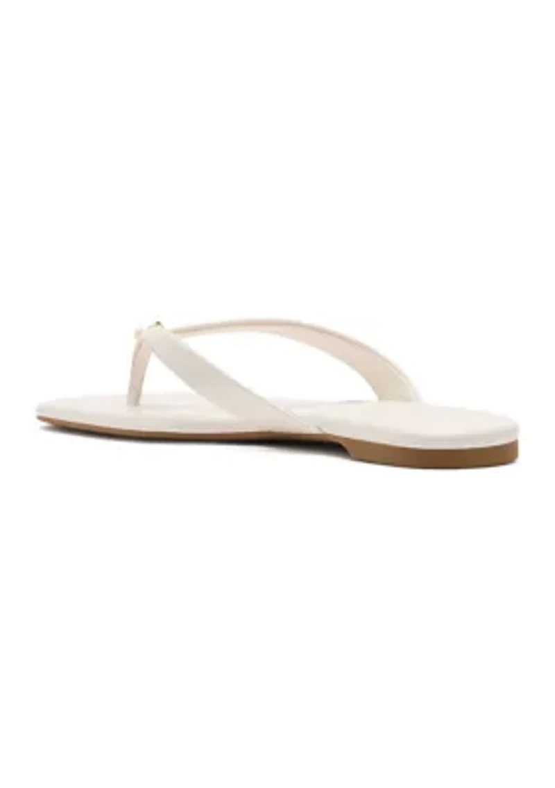 Spade Flower Flip Flop Sandals