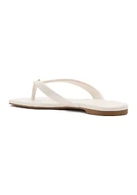 Spade Flower Flip Flop Sandals