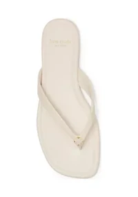 Spade Flower Flip Flop Sandals