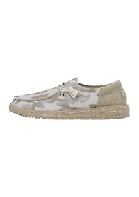 Wendy Funk Camo Tide Linen Loafers