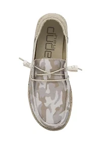 Wendy Funk Camo Tide Linen Loafers