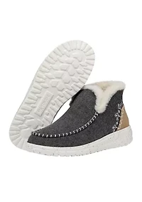 Denny Faux Wool Shearling Booties