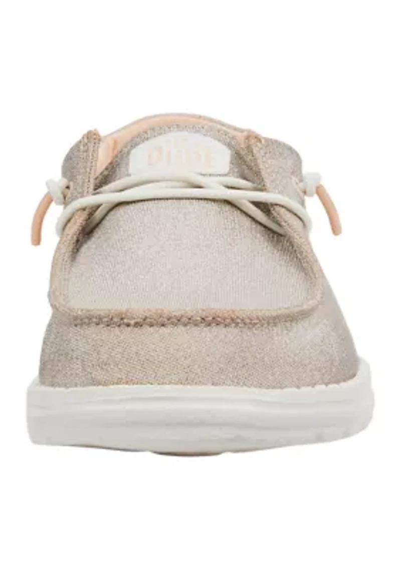 Wendy Metallic Sparkle Loafers
