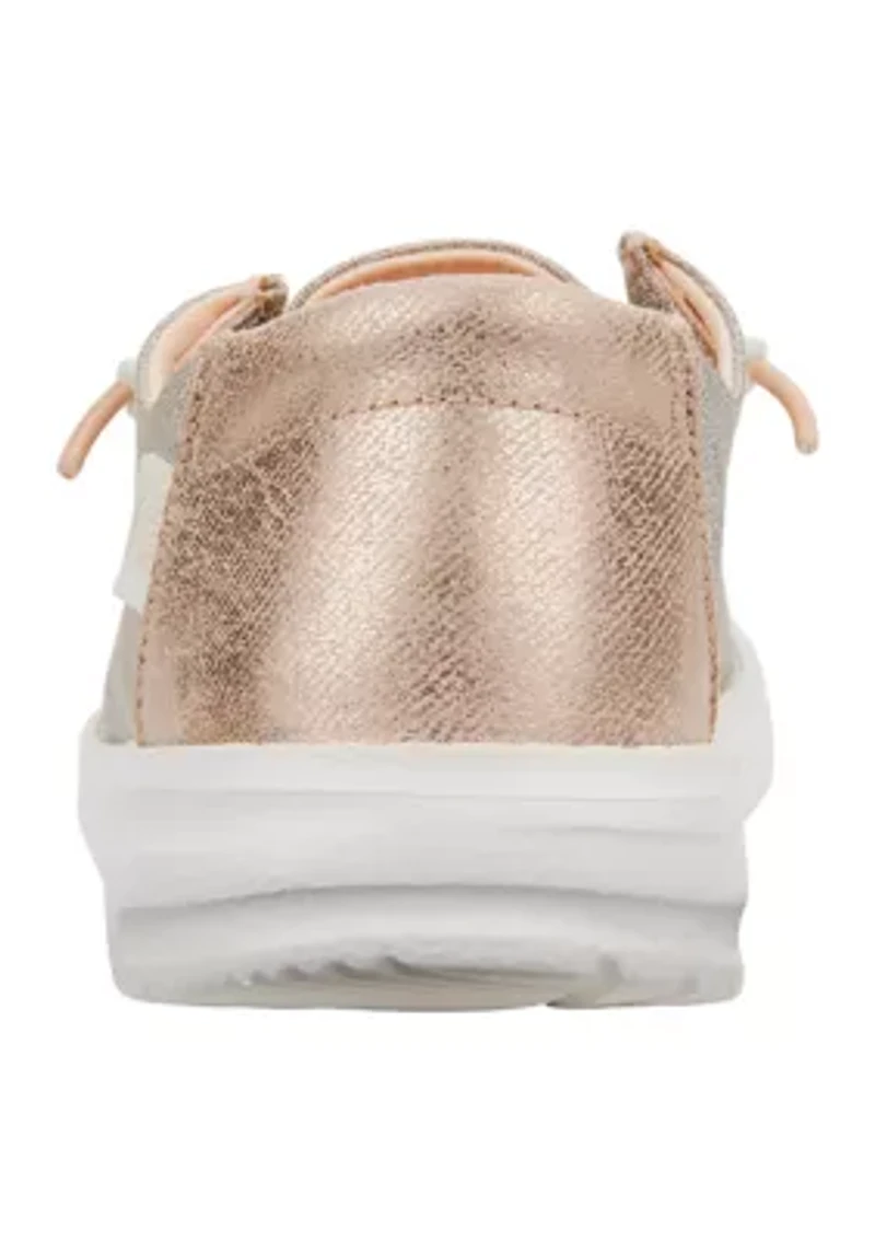 Wendy Metallic Sparkle Loafers