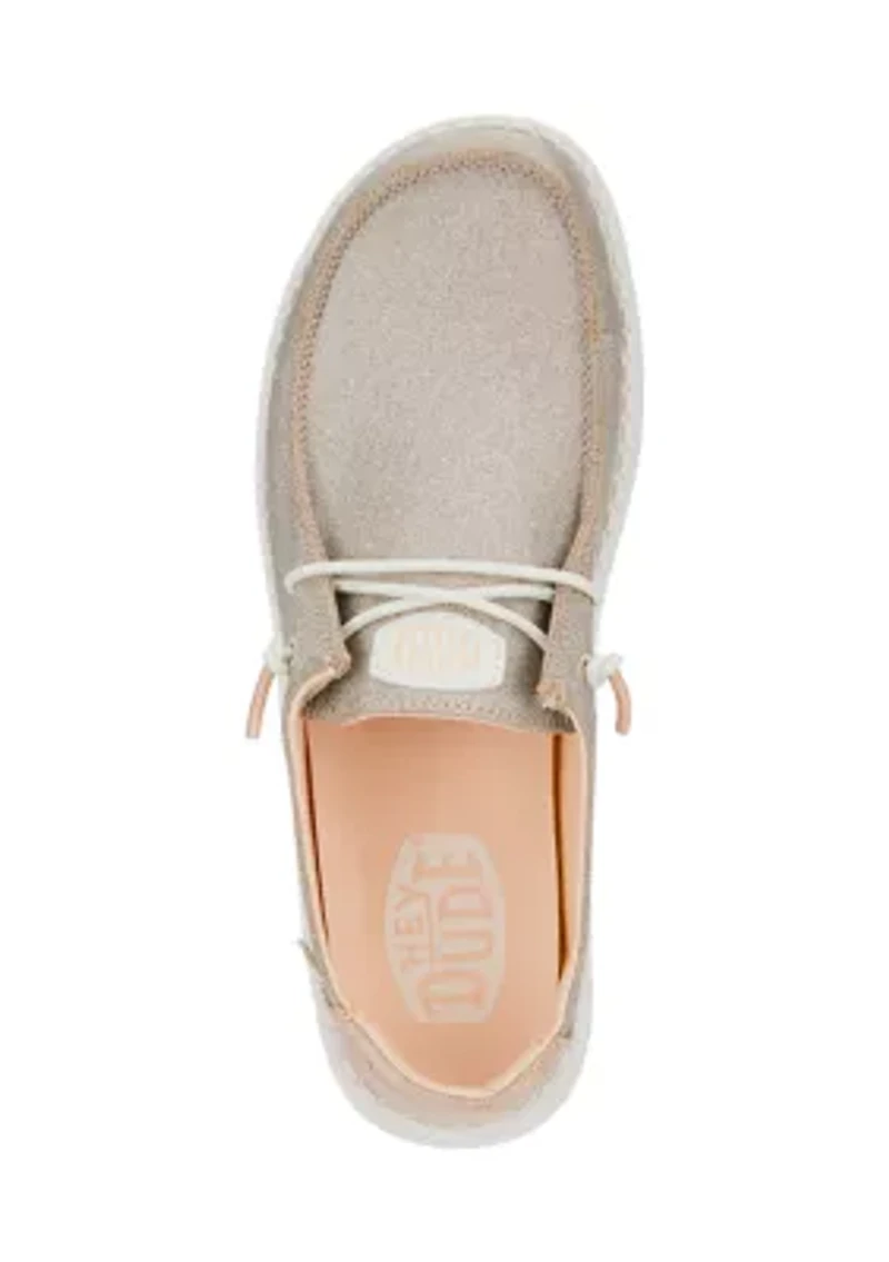 Wendy Metallic Sparkle Loafers