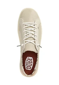 Karina Shimmer Platinum Sneakers