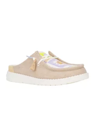 Wendy Slip Cottage Crochet Flats