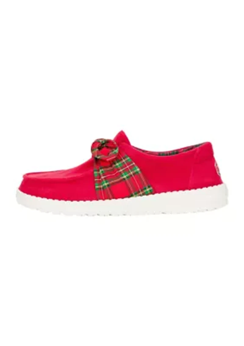 Wendy Box Tartan Loafer Flats