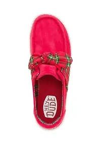 Wendy Box Tartan Loafer Flats