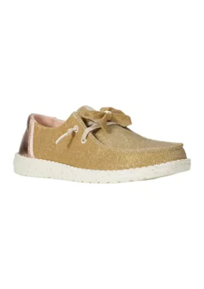 Wendy Box Sparkle Loafer Flats