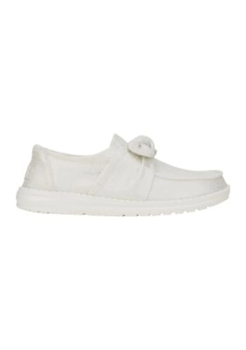 Wendy Bow Shimmer Flats