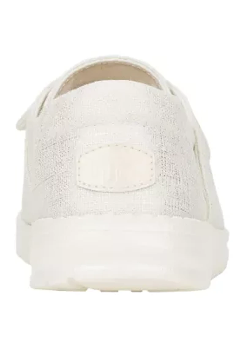 Wendy Bow Shimmer Flats
