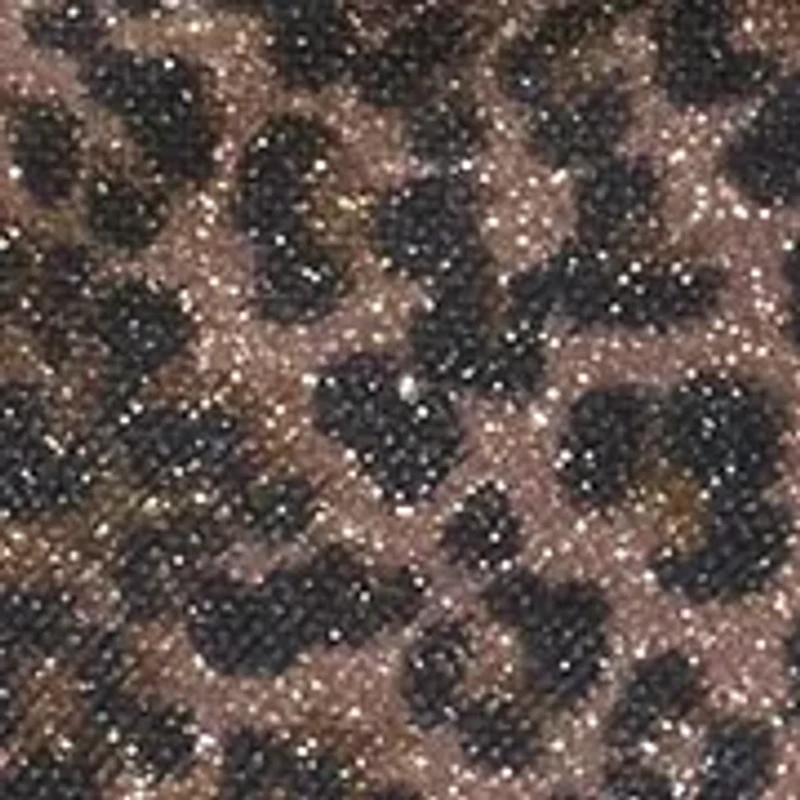 Wendy Sparkle Animal Print Loafer Flats