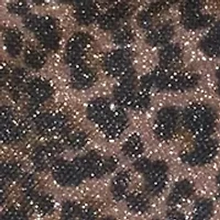 Wendy Sparkle Animal Print Loafer Flats