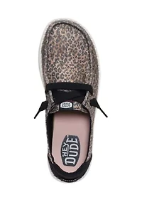 Wendy Sparkle Animal Print Loafer Flats