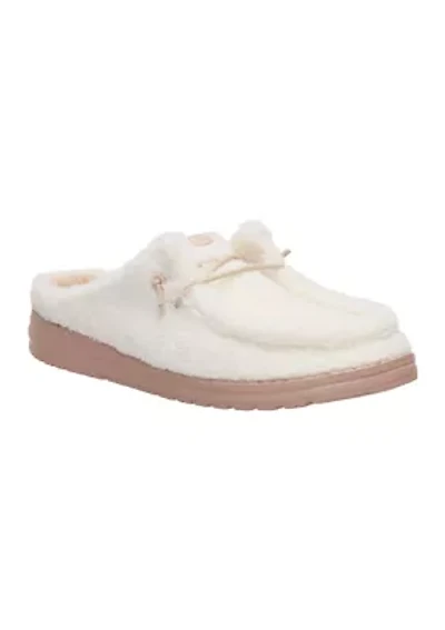Wendy Slip Sherpa Loafer Flats