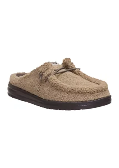 Wendy Slip Sherpa Flats