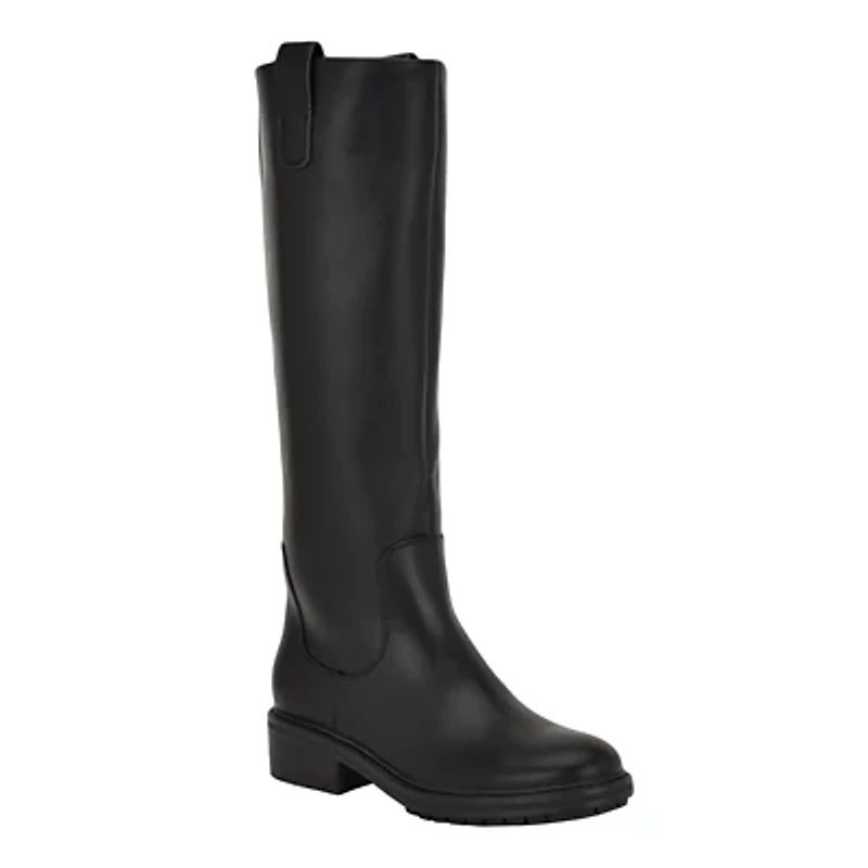 Pauline Round Toe Tall Shaft Dress Boots