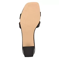 Andrae Slip-on Block Heel Dress Sandals