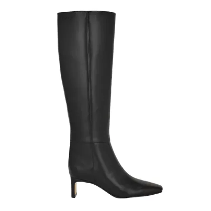 Caterine High Shaft Square Toe Dress Boots