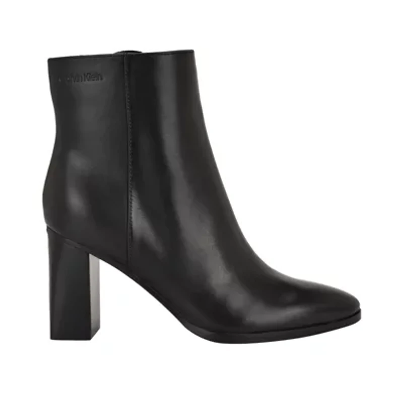Dezzi Block Heel Casual Ankle Booties