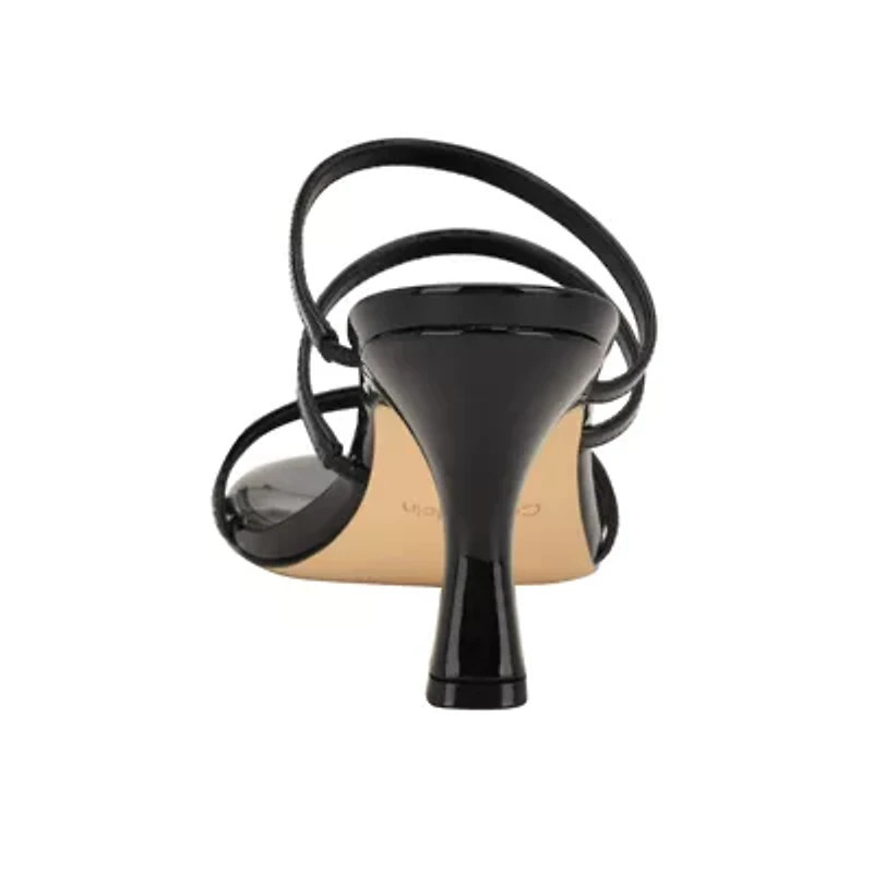 Jayla Strappy Square Toe Slip-on Sandals