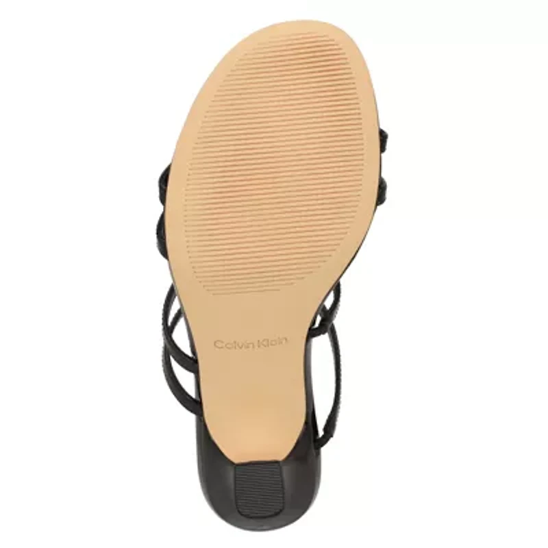 Jayla Strappy Square Toe Slip-on Sandals