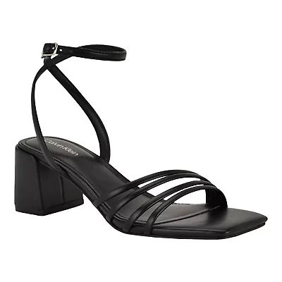 Pazey Block Heel Square Toe Dress Sandals