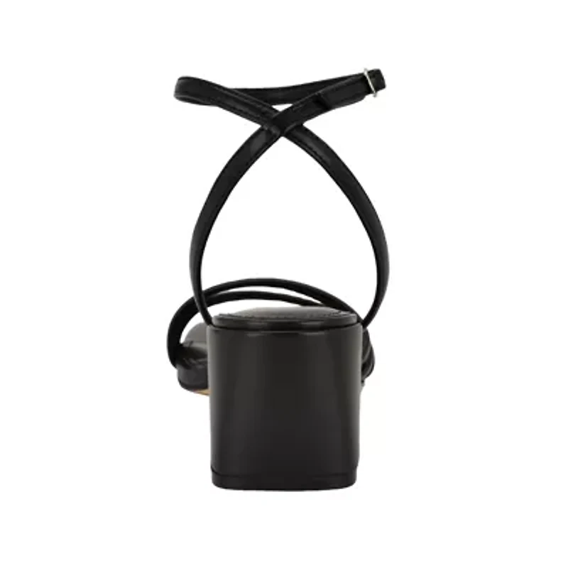 Pazey Block Heel Square Toe Dress Sandals