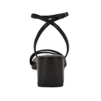 Pazey Block Heel Square Toe Dress Sandals