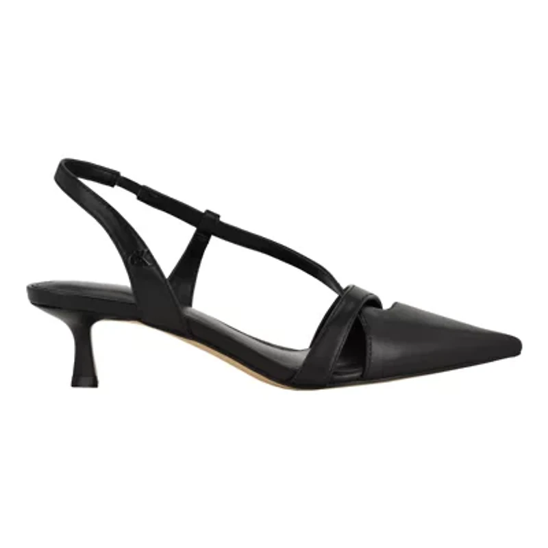 Arlanna Pointy Toe Slingback Dress Pumps