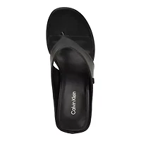 Marchela Round Toe Slip-on Wedge Sandals