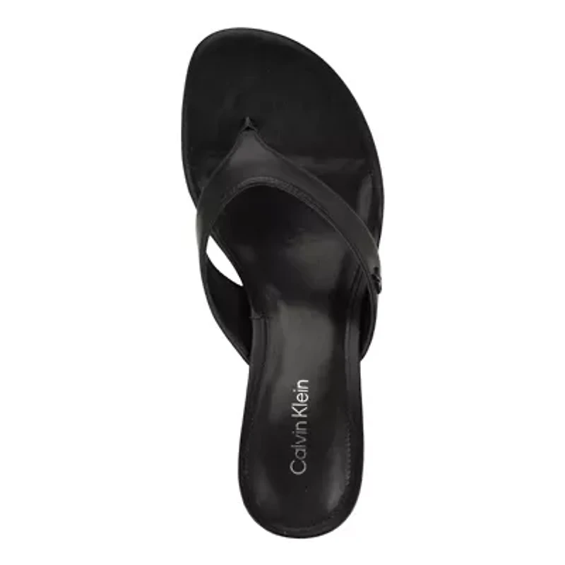 Locinda Block Heel Slip-on Dress Sandals