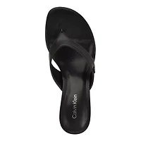 Locinda Block Heel Slip-on Dress Sandals