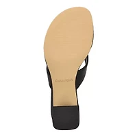 Locinda Block Heel Slip-on Dress Sandals