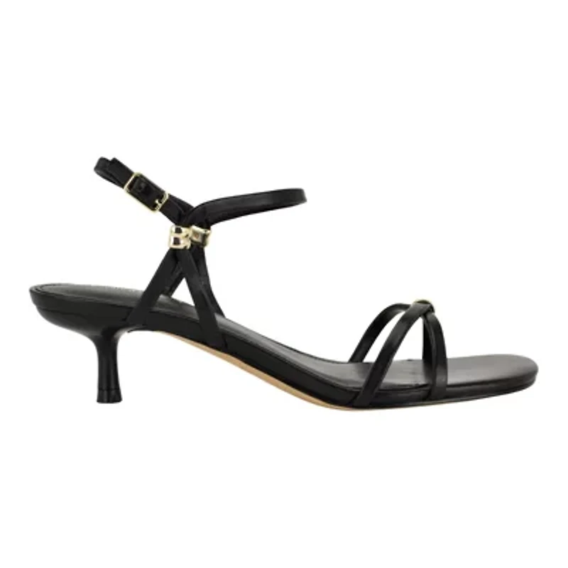 Rivine Square Toe Kitten Heel Dress Sandals