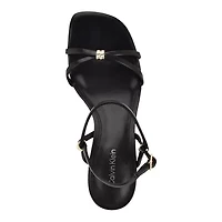 Rivine Square Toe Kitten Heel Dress Sandals