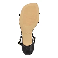 Rivine Square Toe Kitten Heel Dress Sandals