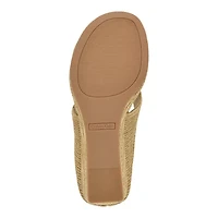 Marcheli Round Toe Slip-on Wedge Sandals