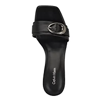 Neveena Square Toe Slip-on Dress Sandals