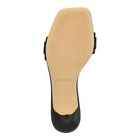 Neveena Square Toe Slip-on Dress Sandals