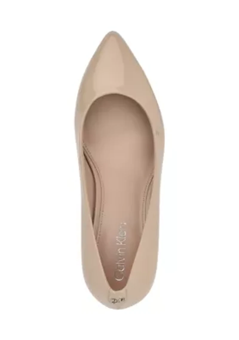 Lenott Slip On Pointy Toe Dress Pumps