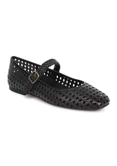 Alameda Woven Mary Jane Flat