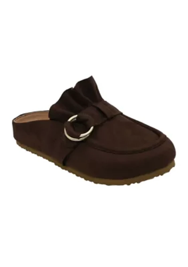 Isabel Ruffle Clogs