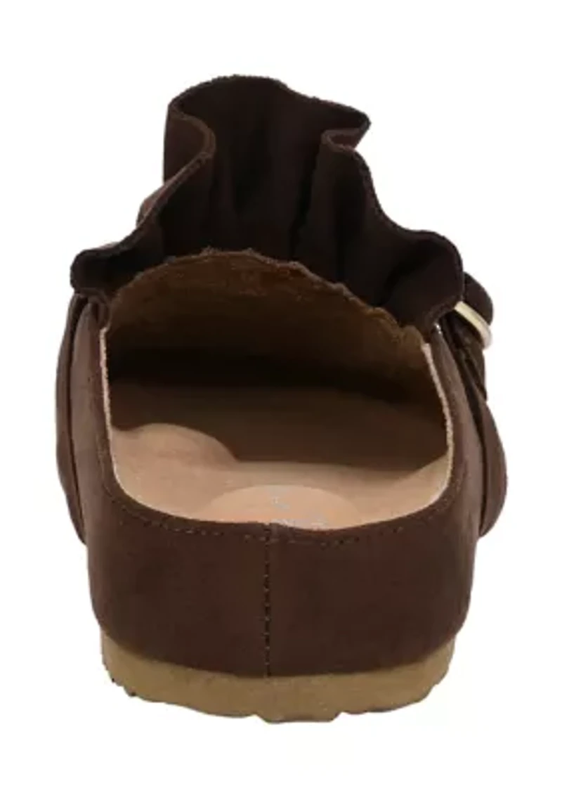 Isabel Ruffle Clogs