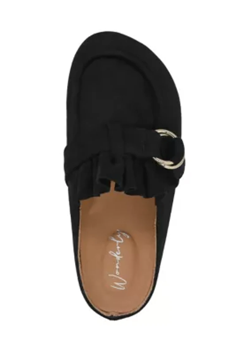 Isabel Ruffle Clogs